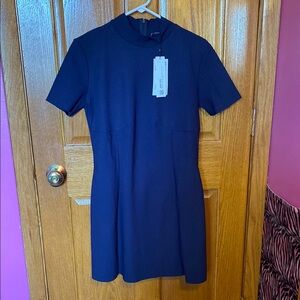 Elegant Navy Blue Zara Dress